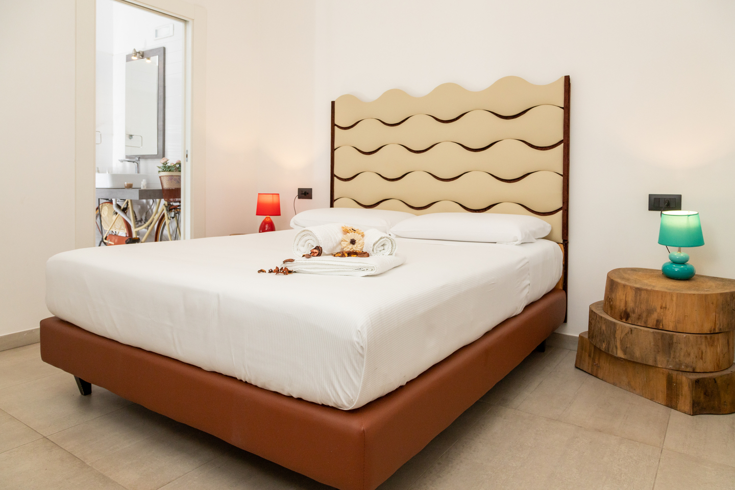letto e arredamento camera melissa